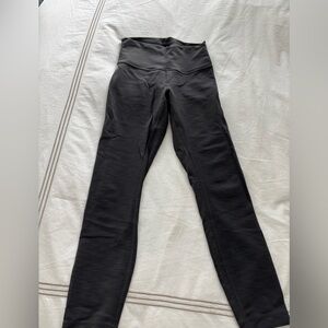 Heathered Lululemon Wunder Train Leggings
